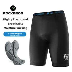 ROCKBROS Men's Cycling Shorts Sponge Padded Shorkproof Breathable Short Pants