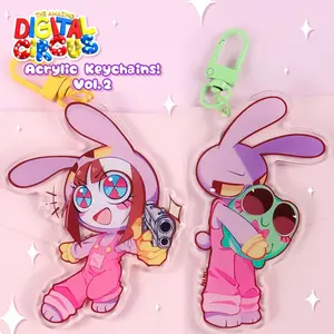 The Amazing Digital Circus Acrylic Keychain Double Sided!