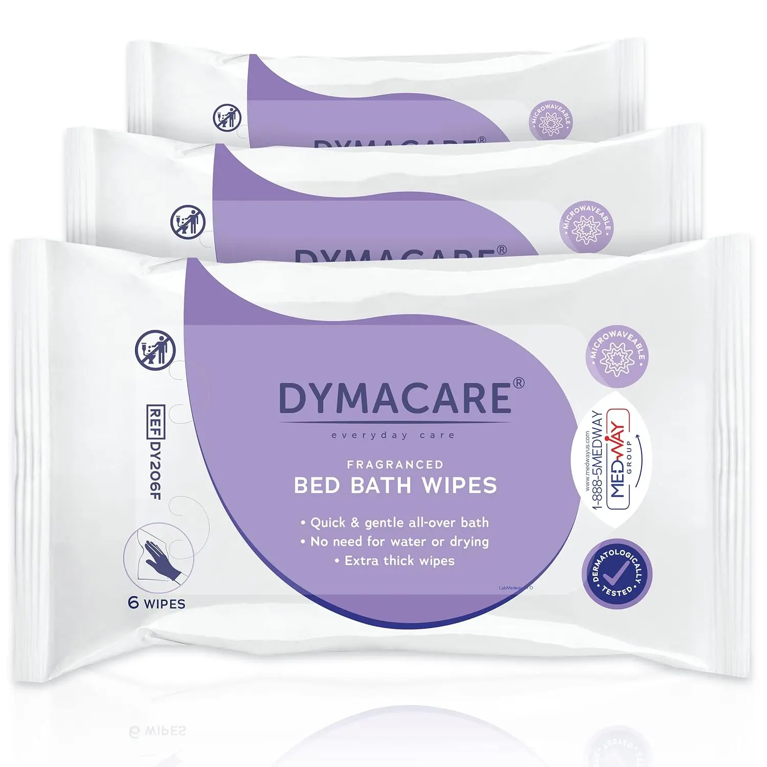 MedVance 5 in 1 Care Wipes | Adult Premium Incontinence Wet Wipes, Scented and Moistened Personal Skin Cleansing Cloths with Barrier Protection | 3 Packs