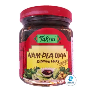 Takrai Sweet & Sour Fruit Dipping Sauce (Nam Pla Wan) (7.58 oz) น้ำปลาหวาน ตราตะไคร้