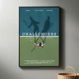Challengers Movie Posters | High Quality Canvas Print I 2024 Movie Poster | Modern Room Decorative Arts | Popular Film Gift