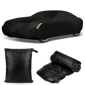 210T Indoor Outdoor Full Car Cover Fit for Chevy Corvette C3 C4 C5, Car Auto Cover Sun UV Snow Ice Dust Resistant Protection, Universal All-Weather