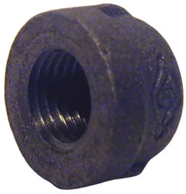 B-CAP02 0.25 in. Black Pipe Cap, Pipe Closure