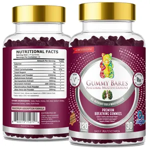 Mullein Leaf & Marshmallow Root Gummies – Lung Cleanse & Mucus Removal with Bromelain, Nattokinase, Serrapeptase Detox, 120 ct | Gummy Bares