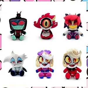 New Hazbin Hotel Plush Volks Alastor Angel Charlie Figure Cartoon Stuffed Doll 23cm Figurine Plushies Collection Christmas Gifts