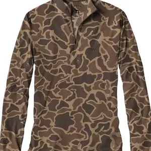 Core Layer 1/4 Zip Pullover Duck Camo 1 ZJ6