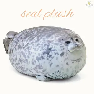 JIAJCHUF Seal Plush Toy, Realistic Seal Stuffed Doll, Soft PP Filling, Perfect for Hugs, Birthday Christmas Gift, Cute Ocean Companion, Soft Stuffed Animal