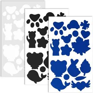 3 Sheets Puffer Down Jacket Repair Patch, Self Adhesive  Repair Patch, Stick  Nylon Patches Tape for Jackets Coat Clothing Tent Sleeping Bags Ski Pants Holes-Black & Blue & White