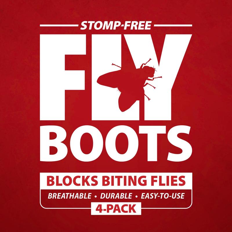 Jeffers Romper Stomper "Stomp-Free" Fly Boots for Horses, 4 pack Jeffers Romper Stomper "Stomp-Free" Fly Boots for Horses, 4 pack