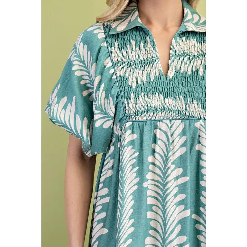 GiGio by Umgee Dusty Mint Maxi Dress Plus