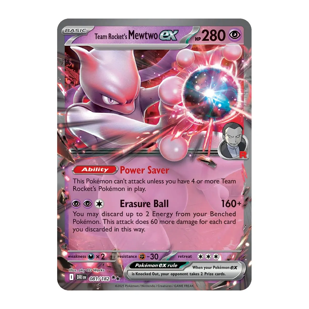 Team Rocket's Mewtwo ex - 081/182