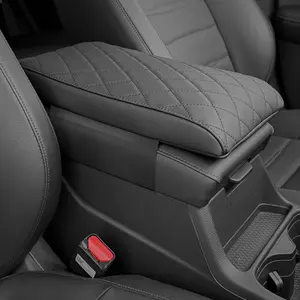 Car Center Console Cover/pad Fit Honda CRV(2023-2026),PU Leather Armrest mat, Adjust Driving Posture Cushion,Protector Box,Memory Foam,Relieves Shoulder/arm Fatigue,Boosting Driving Safety