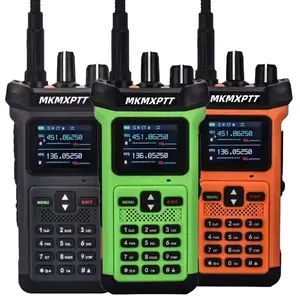 MKMXPTT  Mk-628 High-Power uhf vhf Two-Way Radio, Handheld Walkie Talkie, Ip54 Waterproof Design, Built-In Flashlight  Durable Communication Device