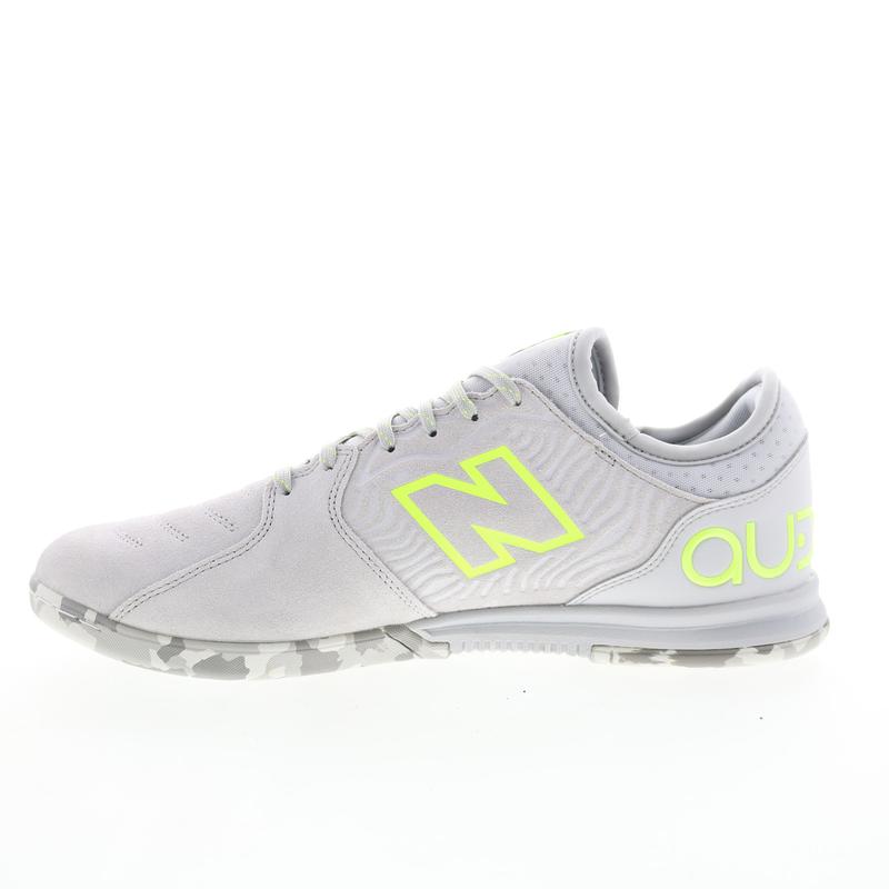 New Balance Audazo V5+ Pro Suede Indoor Mens Gray Athletic Soccer Shoes