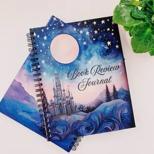 Book review notebook l Review journal for readers l 100 book reviews
