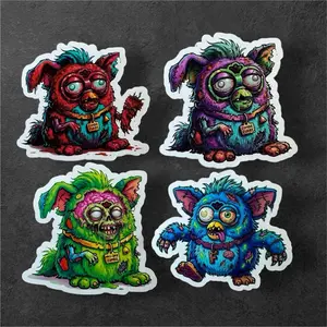 Zombie Furby Sticker Pack
