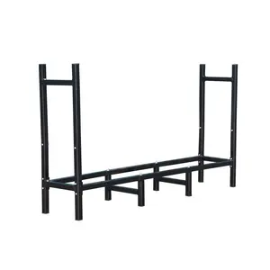 LANDY Firewood Rack Outdoor, Premium Heavy-Duty Stable Wood Holders US Stock