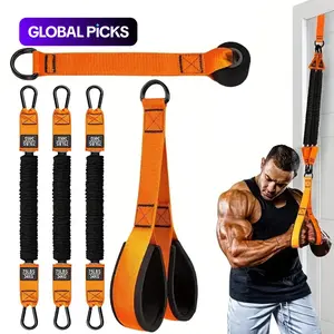 Heavy-Duty Adjustable Resistance Training Equipment, Workout Straps, 225 lbs Resistance Band for Full-Body Strength Training (Arms, Back, Core and Shoulders), Home & Gym Workout