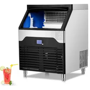 【GARVEE】260lbs/24H Ice Maker Stainless Steel Under Counter ice Maker Machine with 145LBS Storage Self-Clean for Bar Restaurant Cafe Home