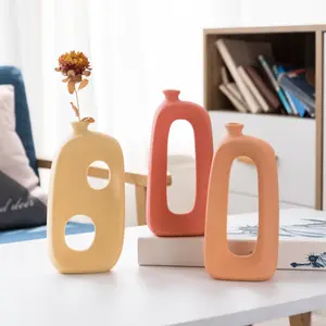 Abstract Elegance Ceramic Vase