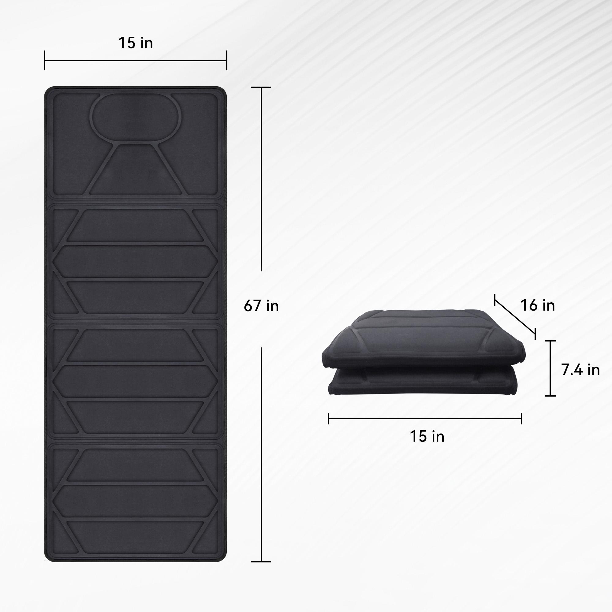 Snailax Full Body Vibration Massage Mat with Heat 10 Motors 2 Pads Adjustable Relaxing Gift for Bed Sofa Chair Deep Massage Experience New Version