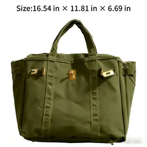 Solid Boat Tote Canvas Bag HandBag Old School Style Trip Travel