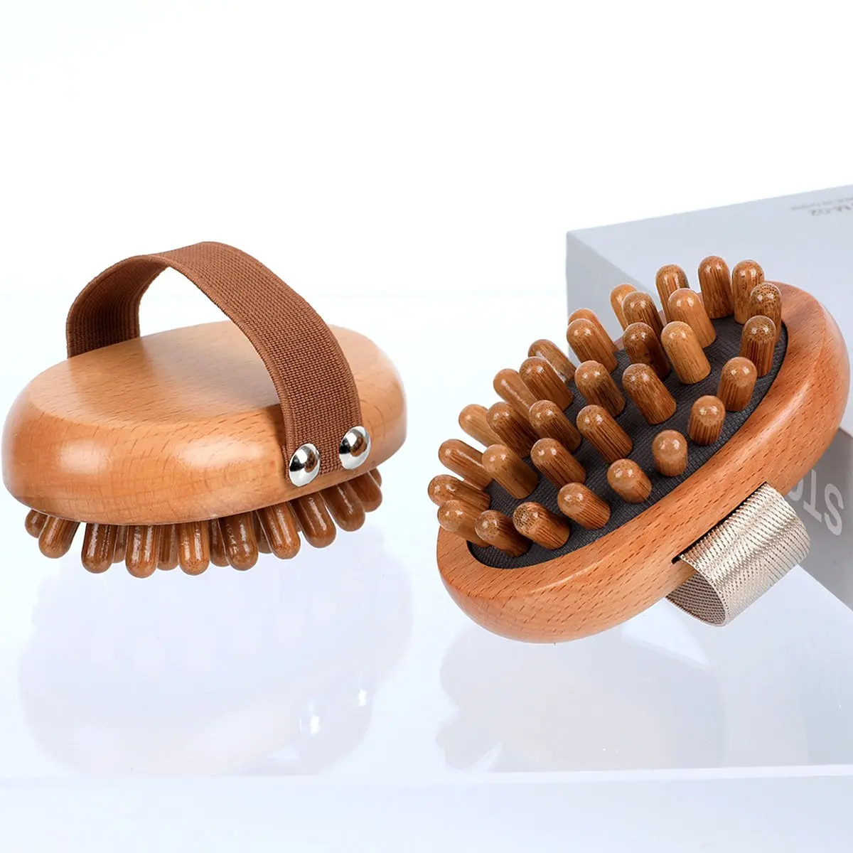 Meridian Massage Brush,Gua Sha Tool,Body Massage Brush,Waist Abdomen Brush,Wood Therapy Massage Tools, Meridian Brush for Belly,Body Sculpting Tools,Guasha Brush, Wooden Massage Tools, Body Care, Lymphatic Drainage Tool