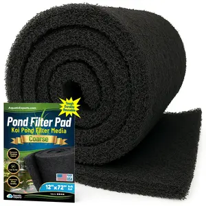 Koi Pond Coarse Filter Pad Black Bulk Roll – Durable Media | Aquatic Experts
