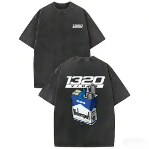 Vintage Washed 1320 Spark Plug Tee – Retro Motorsport Graphic, Cotton Streetwear, Father’s Day & Summer Gift