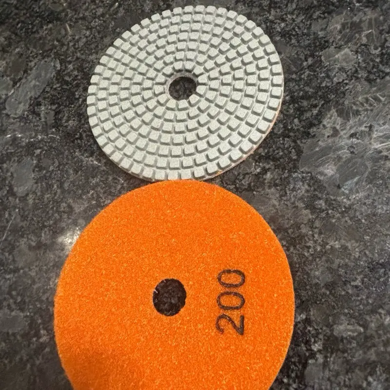 4” inch Diamond Polishing Pad Wed/ Granite Grinding
