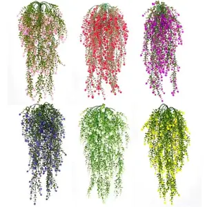 8-Piece Faux Hanging Plant Set, Decorative Fake Plants for Home, Includes Succulents and Ivy, Beautiful Indoor Garden Decor, Artificial Flowers