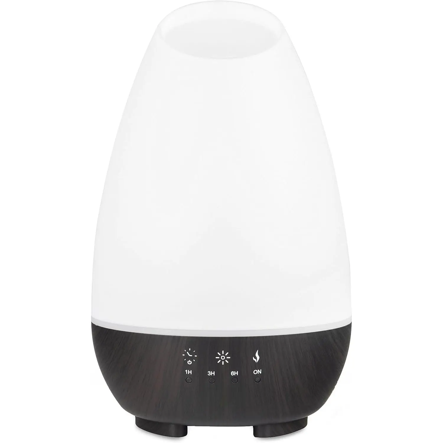 500ML Essential Oil Diffuser for Large Rooms, Cool Mist Humidifier and Aromatherapy Diffuser, Adjustable Timer, Mist Mode and 7 LED Light Colors, White (Pack of 1)