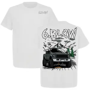 6.Blow 6.0L Powerstroke T-Shirt For Truck & Car Enthusiast, Unisex Casual Crewneck 100% Cotton, Made in USA