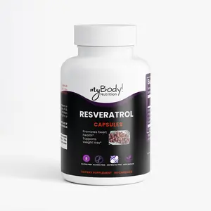Resveratrol Capsules | Antioxidant & Heart Health Support | Daily Wellness Formula