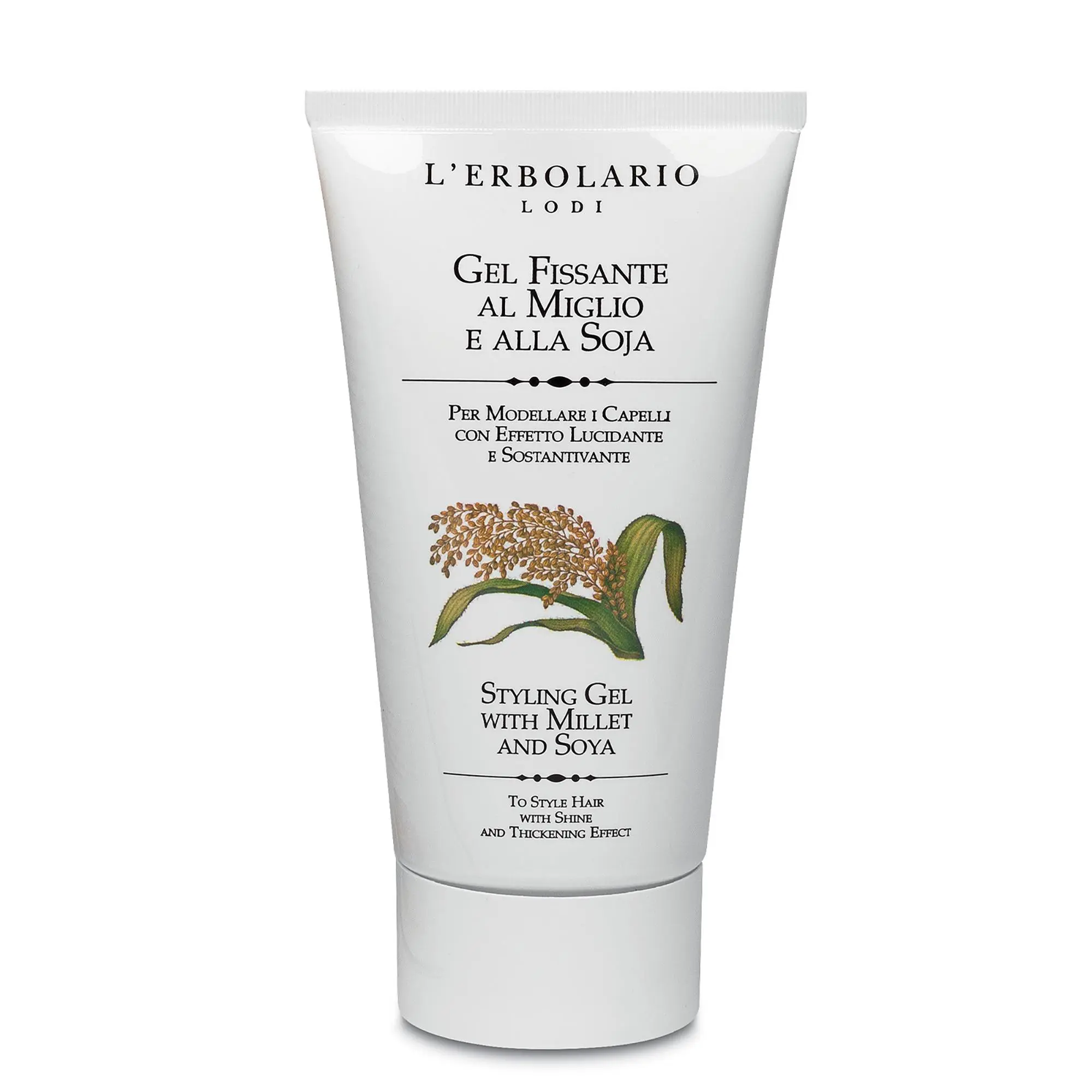 Styling Gel - Millet and Soya by LErbolario for Unisex - 5.07 oz Gel
