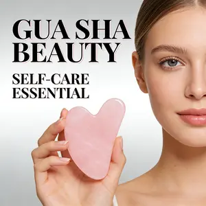 Gua sha facial tools, gua sha tools, and gua sha jade are suitable for facial skin care, reducing facial body tension and swelling sculpting