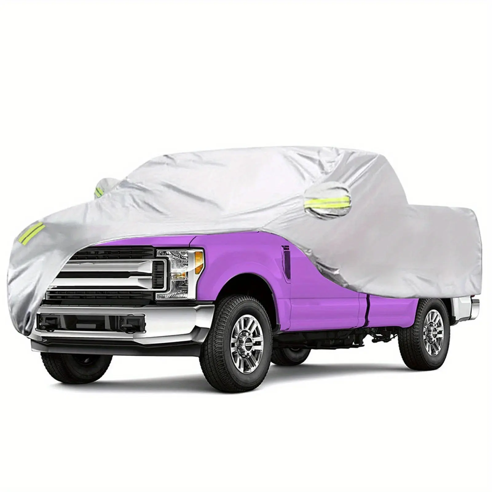 Ultimate Truck Cover Protection 209-223in Size All Season Car Cover Against Dust Debris Windproof UV Car Protect Secure Full Coverage Reinforced Durable Outdoor Protection Strap Defense Strap