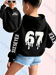 Creative Print Hoodie, Cartoon Pattern, Christmas Gift Essential, Daily Wear, Fitted Style, Fall&winter Season