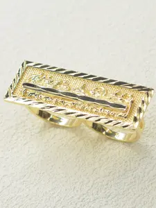 14k Gold Plated Last Supper Ring, Statement Ring, Punk Style Religious Jewelry, Unisex Daily Wear, Party & Gift, All Seasons Accessory