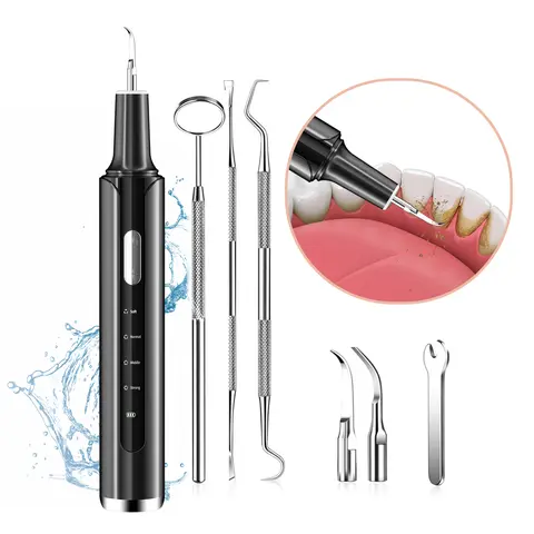 VOYOGA Electric Scaler/Oral Plaque/Tartar Remover with Effective Remove Plaque Tartar and Stains Preventing Cavities Bad Breath and Gum Disease for At-Home Teeth Cleaning Cost-Effective Oral Care Solution - Cleansing