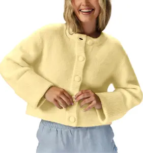 Women's Cardigans Lightweight Button Sweaters Casual Knit Jacket Cozy Fashion Clothing 2025