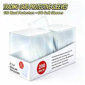 Must Have Toploader Card Holder Anti-Scratch Protective Sleeves For Kpop Cards Collectible Game Cards top loader