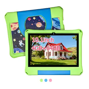 10.1-inch learning tablet, educational learning, installation of learning software and parental control function, waterproof and anti fall, interactive games, suitable for family use, Christmas Halloween gifts, no adapter, Learning Entertainment Tablet