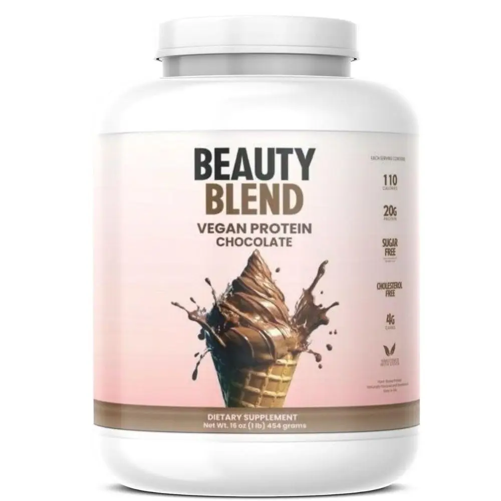 Beauty blend vegan protein chocolate or vanilla Pea Protein Healthcare Dietary