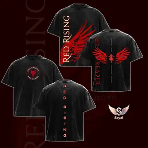 Hail Libertas Hail Reaper Red rising Themed, Red Rising Book Graphic Tee Washed Heavy Cotton Tshirt, red rising merch, Fan Favorite Unisex Oversize Booktok Gift