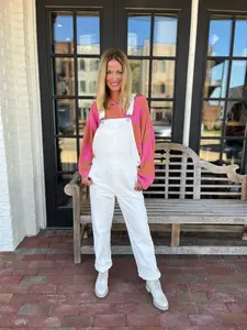 Z Supply | Brinley Denim Overalls Bone