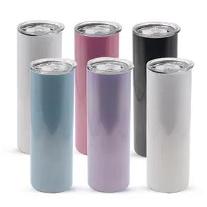 Kupresso Stainless Steel DIY Crafters Sublimation Holographic Tumbler – 20oz Customizable Tumbler