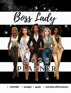 Boss Lady Planner & Calendar:2026