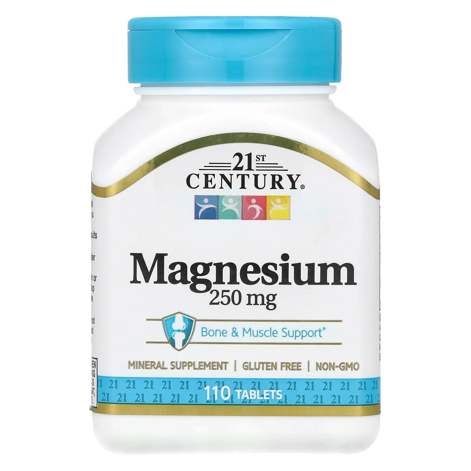 21st Century Magnesium, 250 mg, 110 Tablets