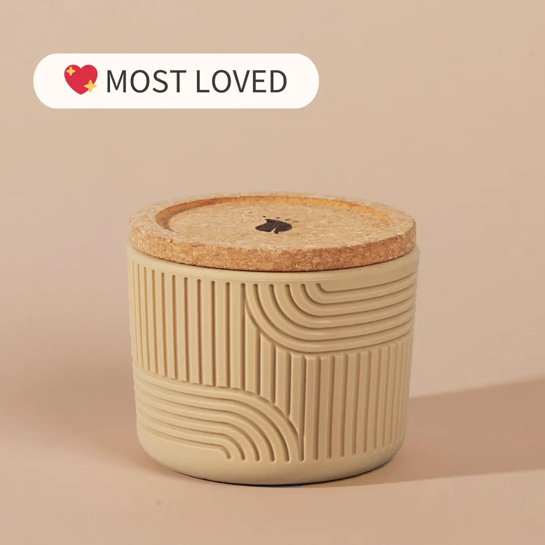 Sand Reusable Candle Jar